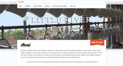 Desktop Screenshot of littlerivercafe.com